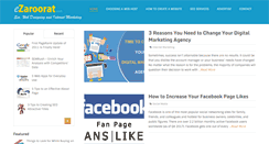 Desktop Screenshot of ezaroorat.com